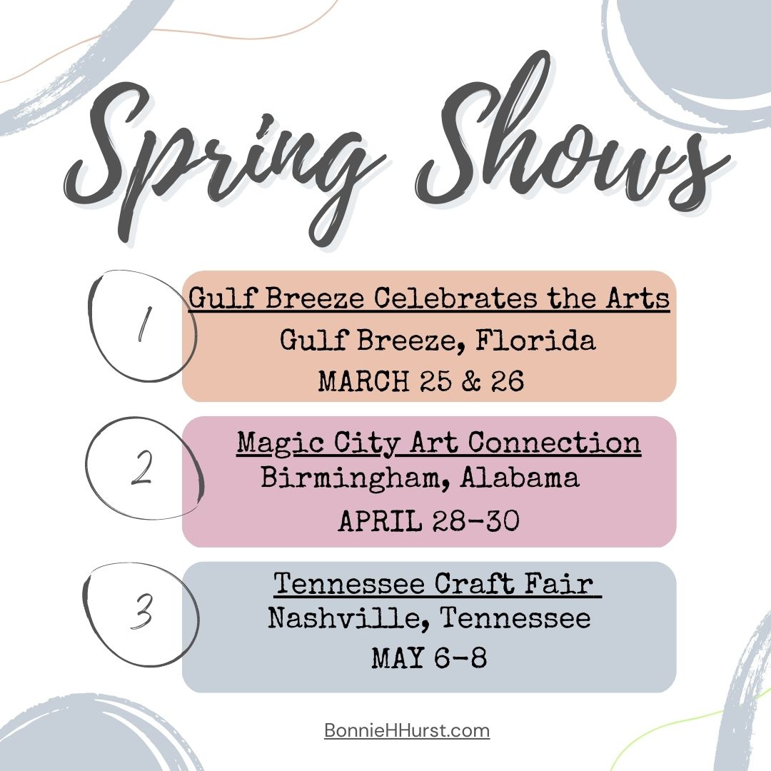 Spring Art Show Schedule